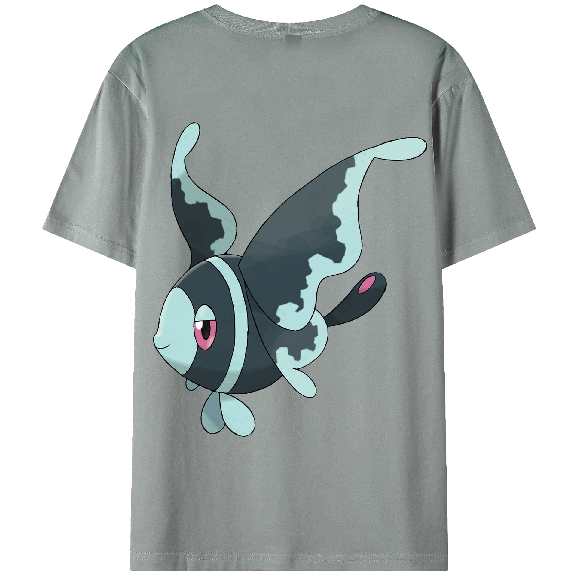 （画像用） ポケットモンスター Pokémon 綿100％ メンズ半袖Tシャツ（バックプリント） 通気性